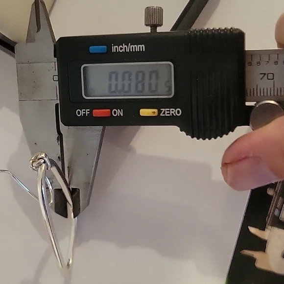 VTG Silpada 925 sterling silver signed geometric earrings! - Picture 6 of 11